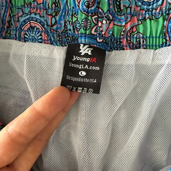 Men's YoungLA Swim Trunks, L, - Picture 6 of 7